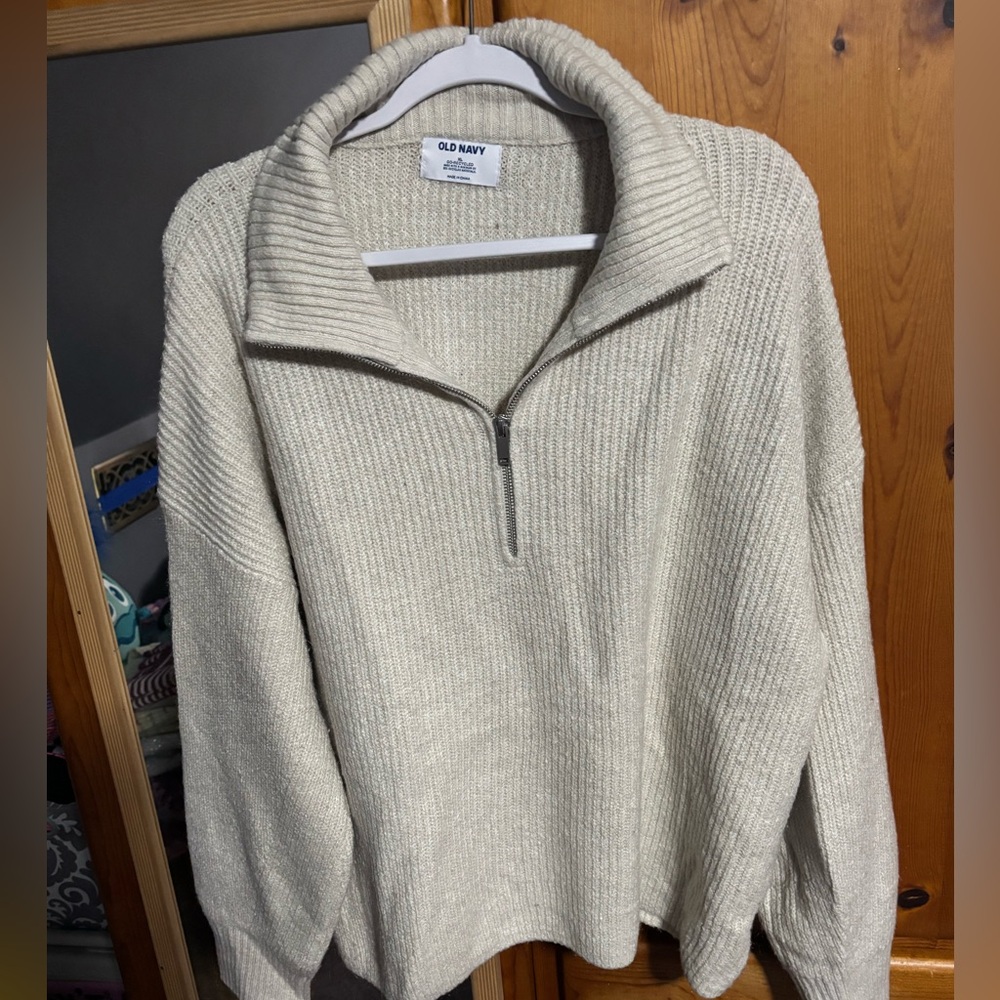 Half zip sweater